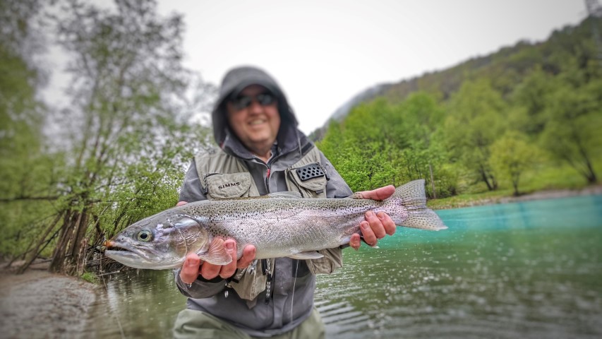april rainbow trout A.